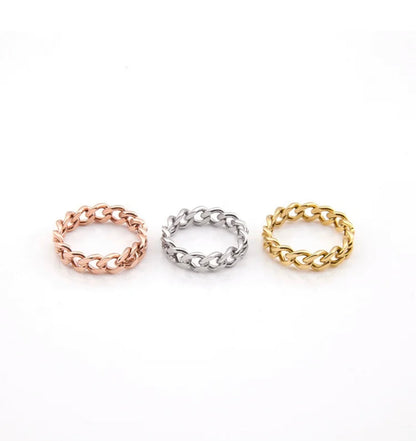 Chain Ring | Rose Gold - Premium Ring from SBS - Just $5! Shop now at ShadedbyShanell