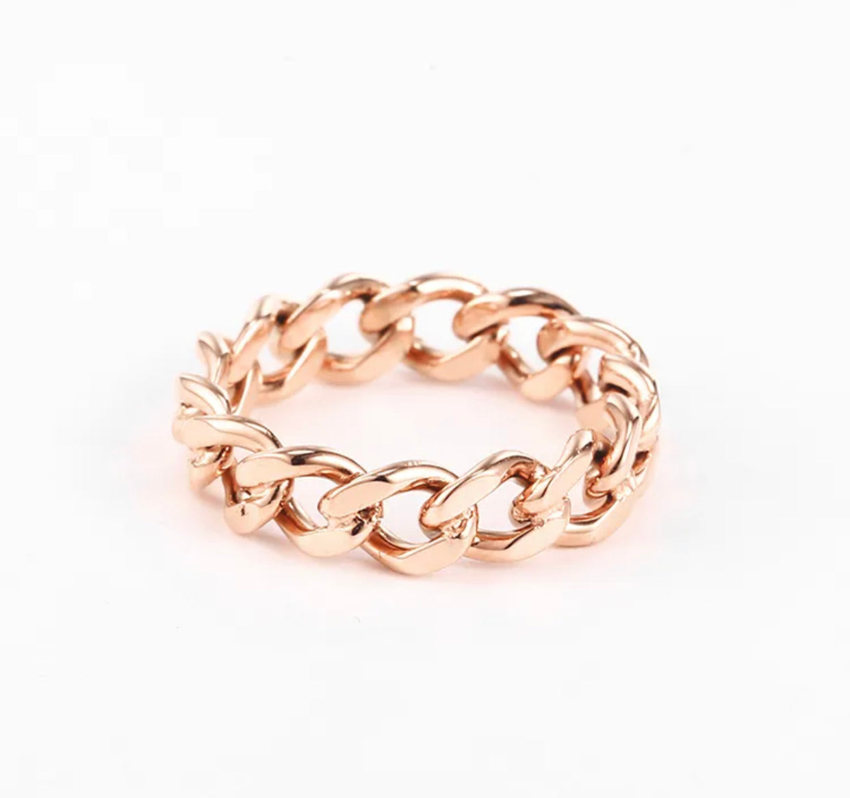 Chain Ring | Rose Gold - Premium Ring from SBS - Just $5! Shop now at ShadedbyShanell