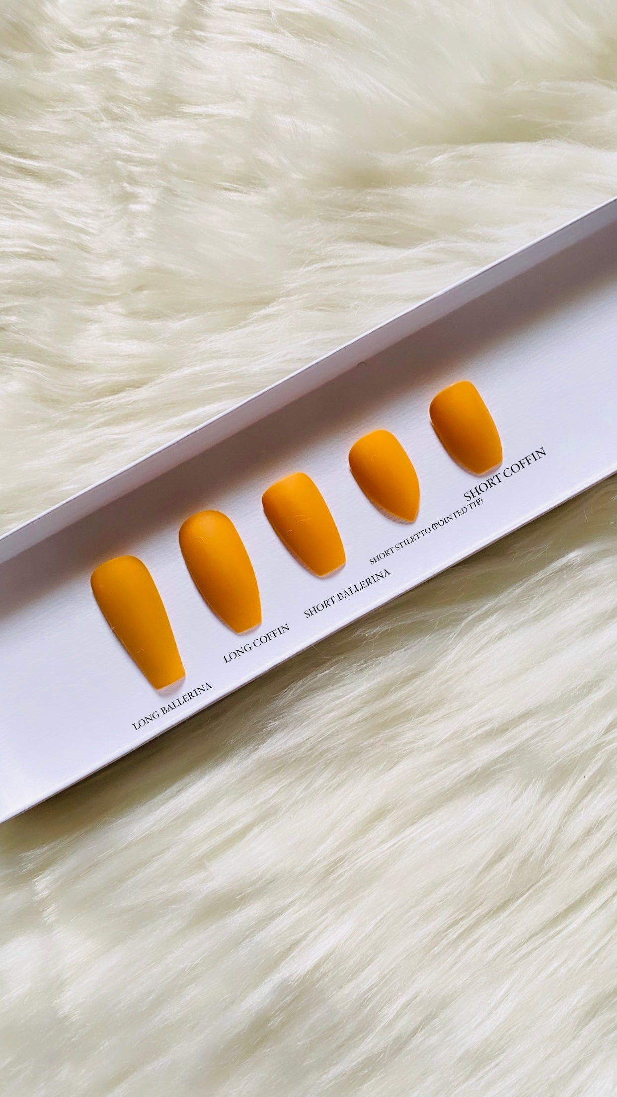 Fall for the Shade '23: The Golden Life | Matte Yellow - Premium Press-On Nails from ShadedbyShanell - Just $25! Shop now at ShadedbyShanell