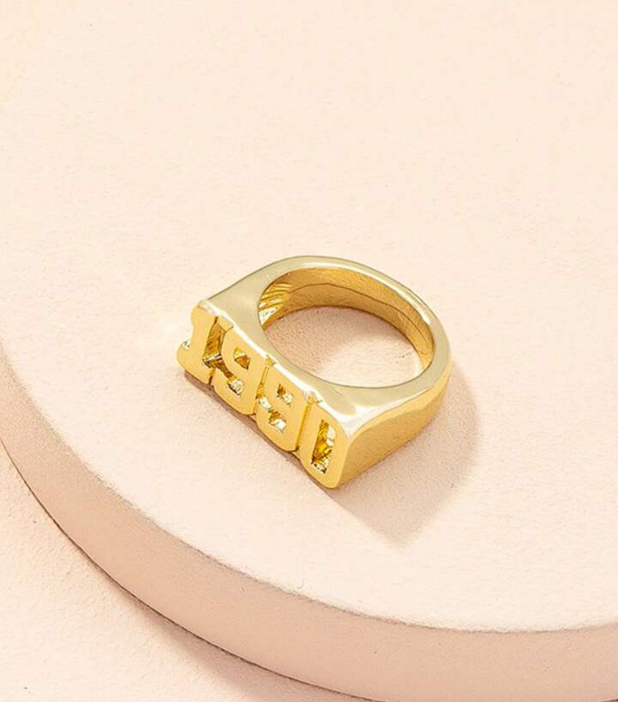 The Year of Shanell 1990 Midi Ring | Gold