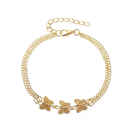 Spoil Me | Butterfly Anklet | Gold