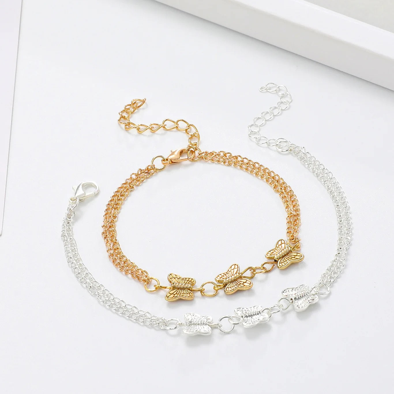 Spoil Me | Butterfly Anklet | Gold