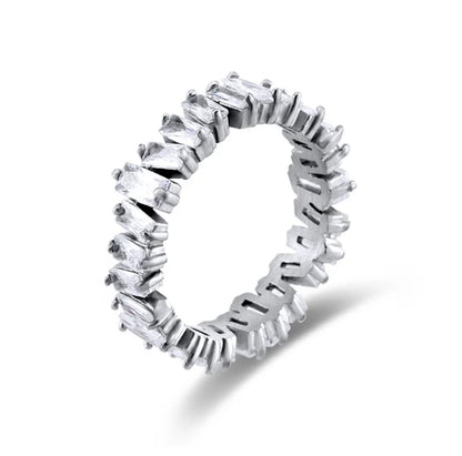 Rock Solid Baguette Ring | Silver ShadedbyShanell