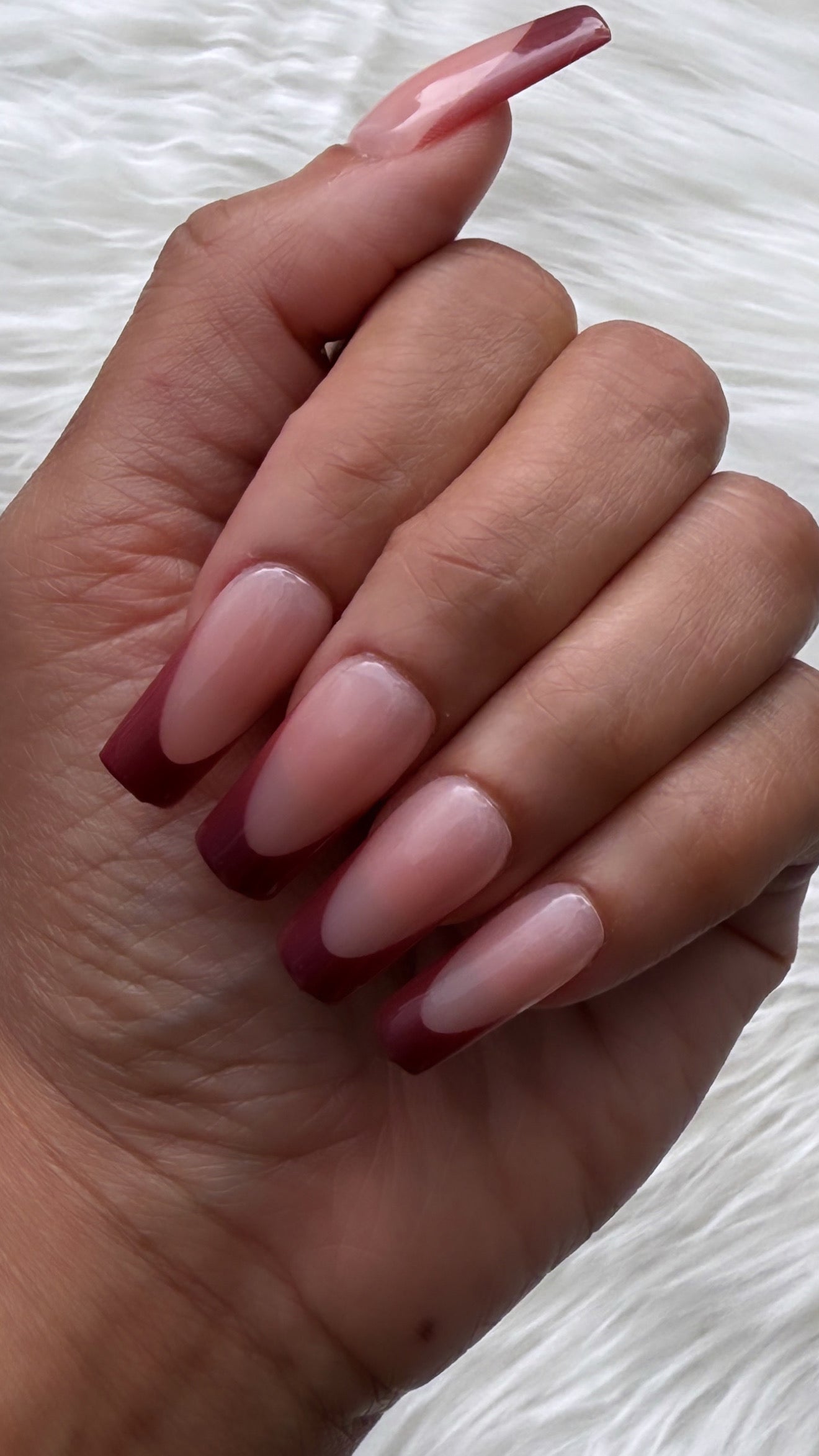 ShadedbyShanell Essential French Tips | SHEER NUDE FULL | 30 NAILS PRESS-ON SET | Long Square | Nude Collection ShadedbyShanell