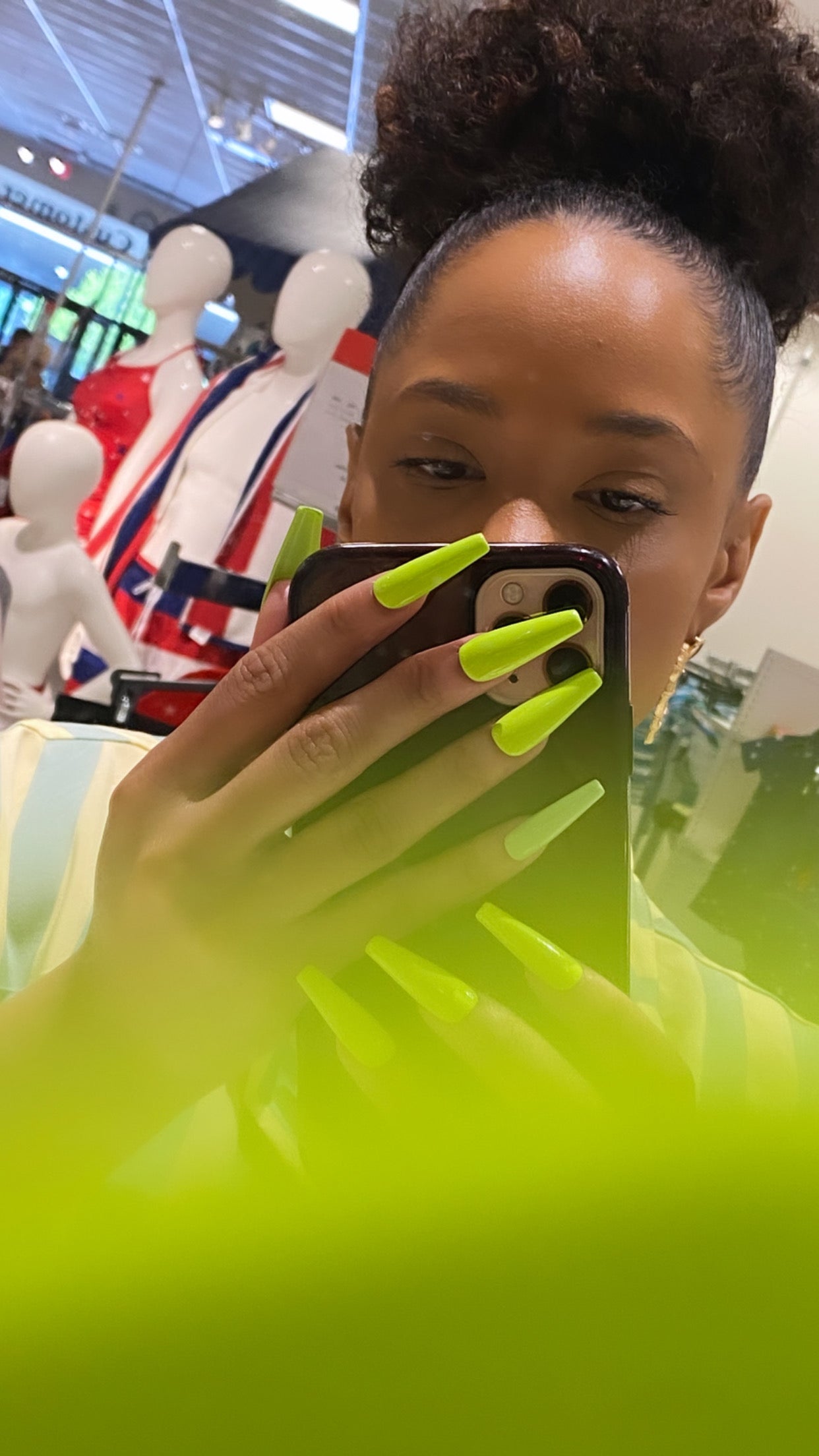 Shades of Summer '23: In the Limelight | Shades of Green - Premium Press-On Nails from ShadedbyShanell - Just $25! Shop now at ShadedbyShanell