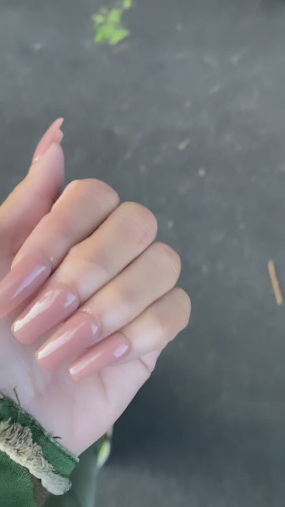 Silk Sheets | Sensual Nude | 20 NAILS PRESS-ON SET