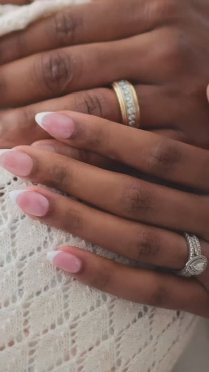 ShadedbyShanell Essential French Tips | PINK FILL | 30 NAILS PRESS-ON SET