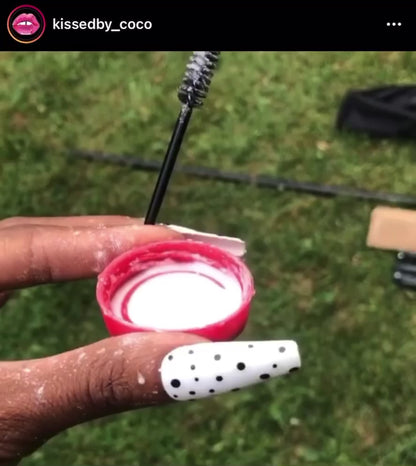 Dippin' on You | White & Black | 20 NAILS PRESS-ON SET